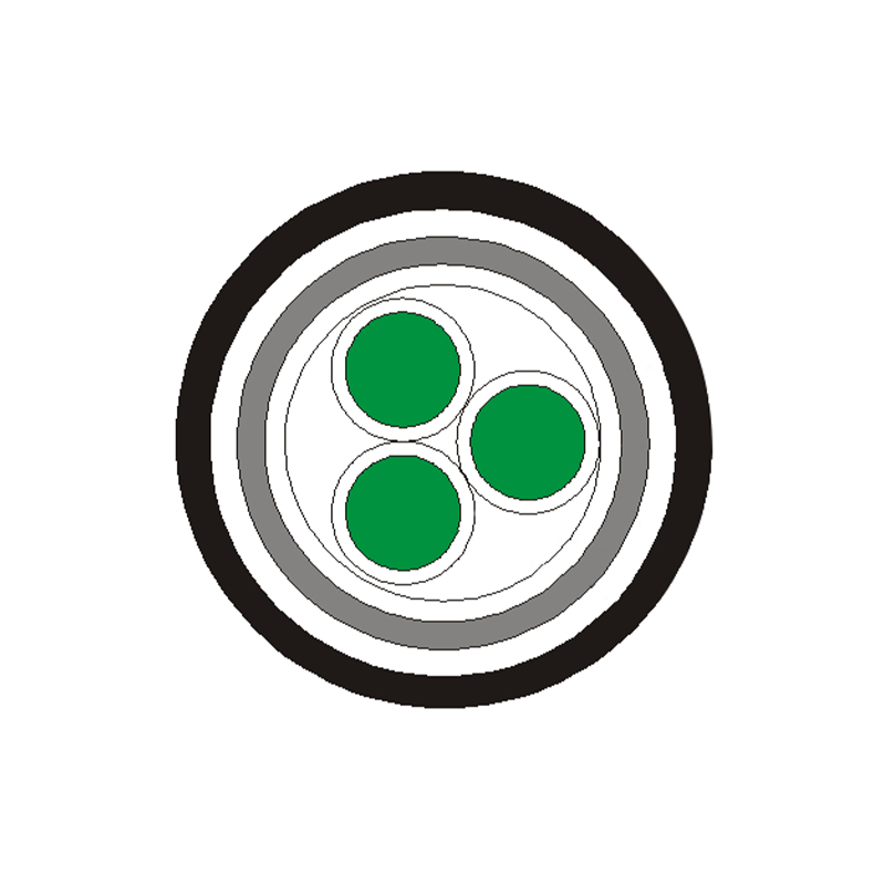 Princeps Temperature Repugnans Control Cable Rated intentione usque ad et inter 0.6/1kV