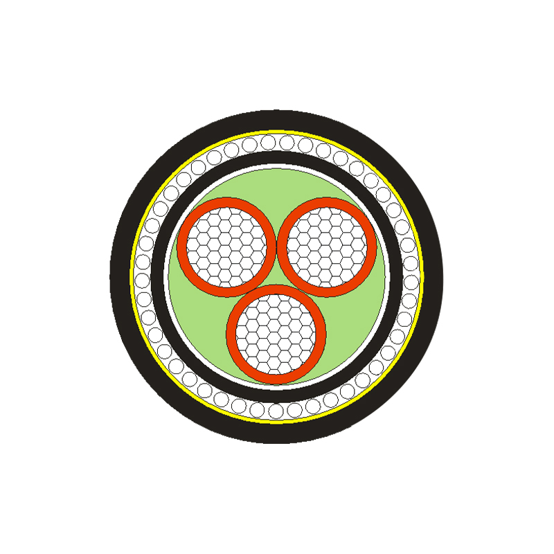 XLPE/PVC Insulated Power Cable pro Rated intentione 0.6/1kV